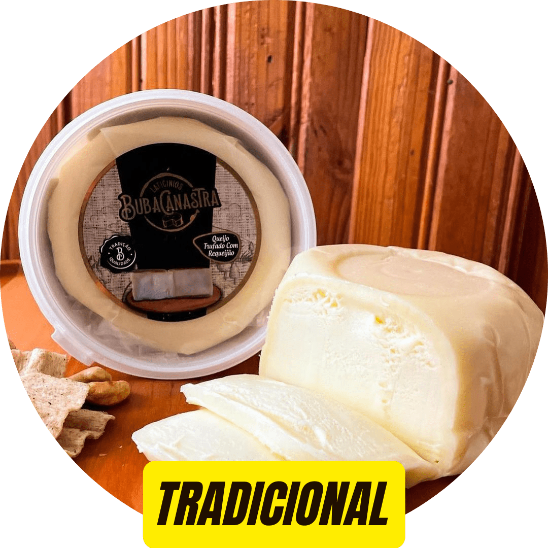 queijo trufado com requeijão