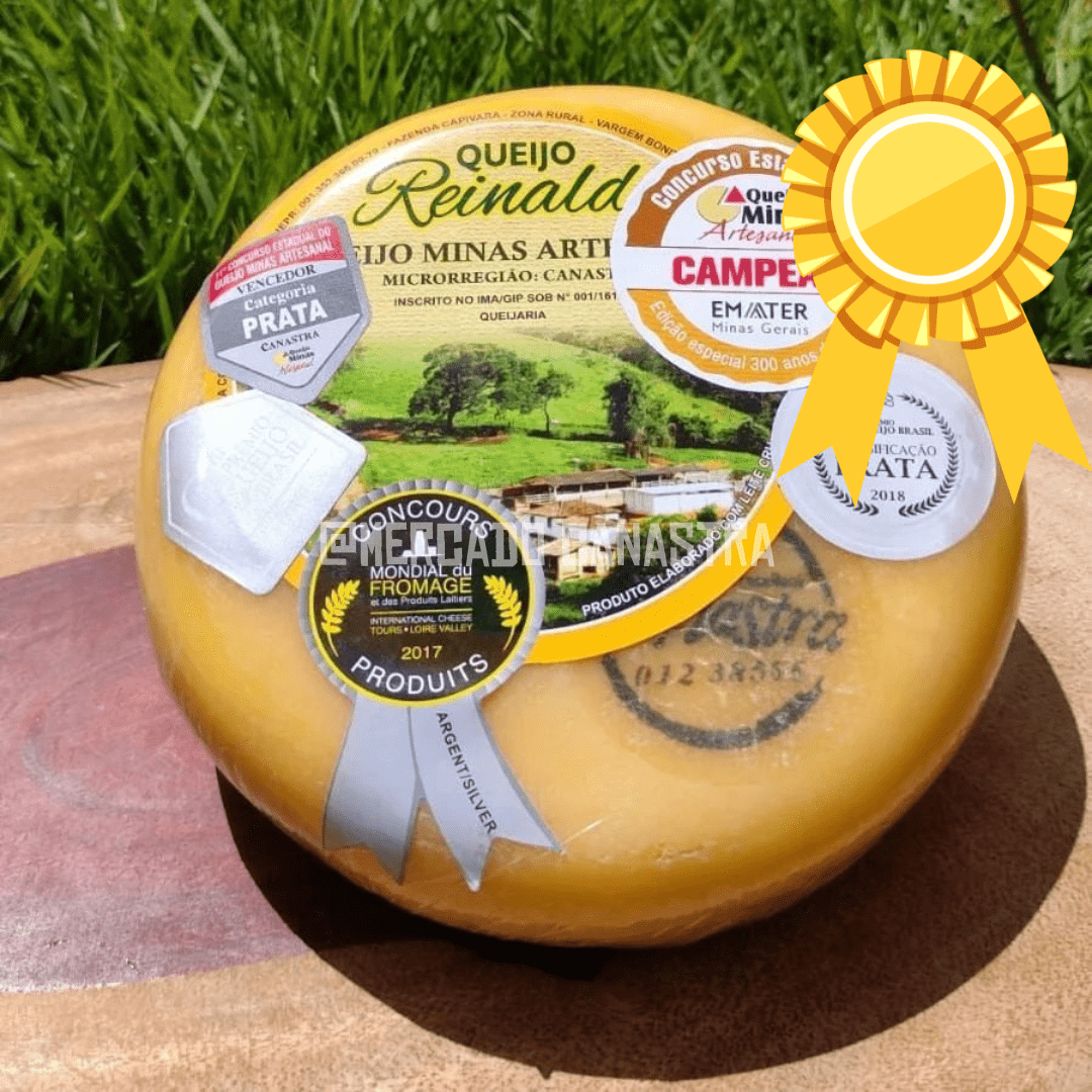 Queijo Canastra do Reinaldo 1,1kg Premiado