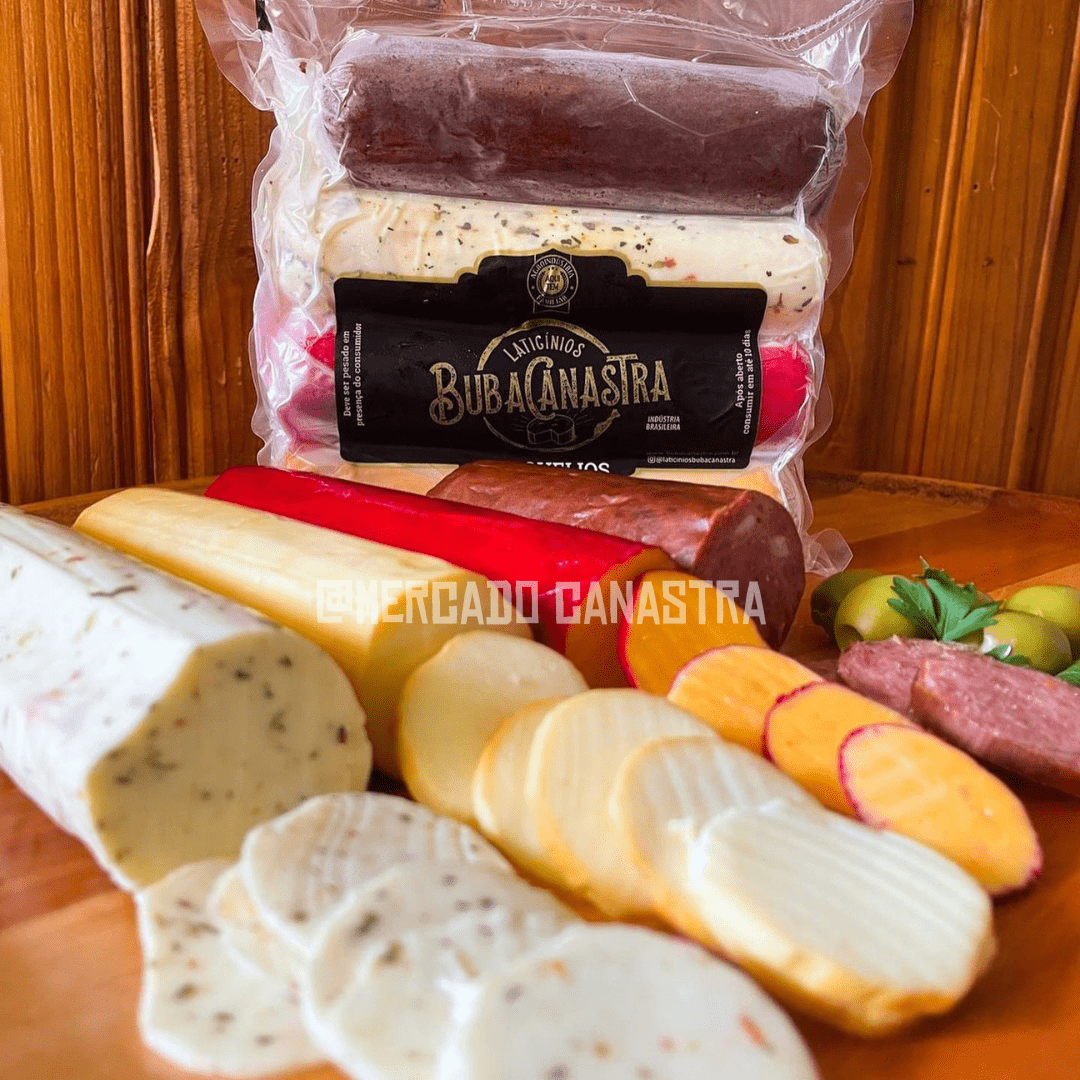 Kit Provoleto Total 750g - 3 Queijos e 1 Salame