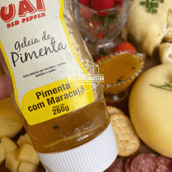 Geleia Agridoce de Pimenta com  Maracujá - Frasco 260g