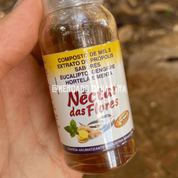 Spray Composto de Mel e Extrato de Própolis, Eucalipto, Gengibre, Hortelã e Menta 30ml