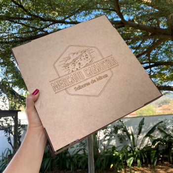 Cesta de MDF para Presente