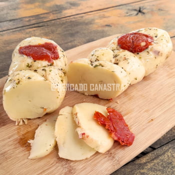 Queijo Mussarela Trança com Tomate Seco 600g