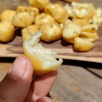 Queijo Mussarela Nozinho 550g - Defumado e Temperado 